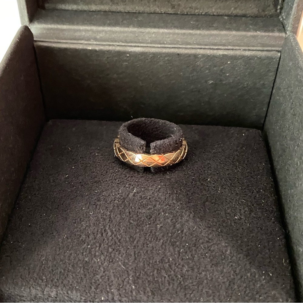 CHANEL Gold Ring with Timeless Elegance
